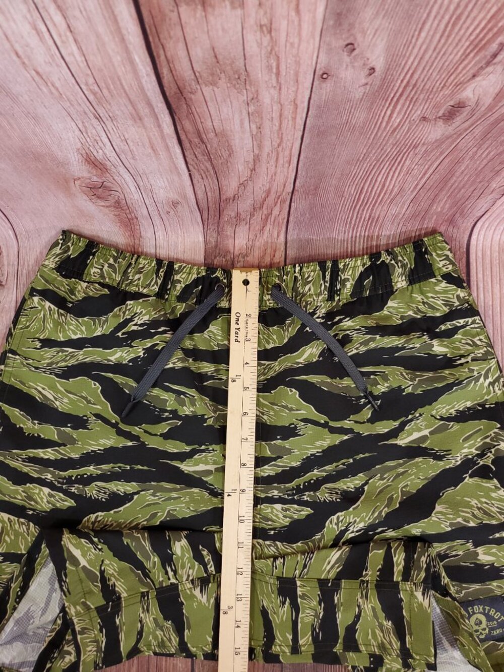 Zero Foxtrot Mens 2XL Tiger Stripe Camo Athletic Shorts Lined Tactical Workout - Picture 12 of 13